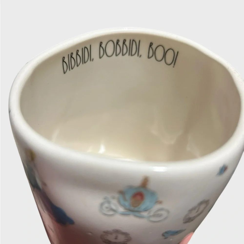 Rae Dunn Disney Cinderella Mug Bibbidi Bobbidi Boo Princess Coffee Cup NWT - Picture 6 of 9